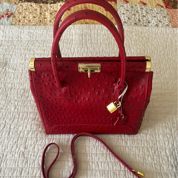 🇮🇹Italian🇮🇹 leather bag NWOT - Picture 9 of 15